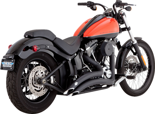 Vance & Hines 46079 Big Radius 2-into-2 Exhaust System - Matte Black