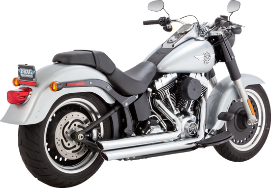 Vance & Hines Big Shots Staggered Exhaust System - Chrome Part 17959