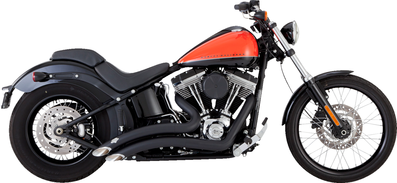 Vance & Hines 46079 Big Radius 2-into-2 Exhaust System - Matte Black