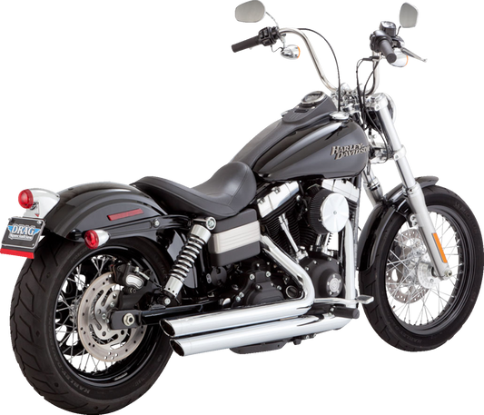 VANCE & HINES Big Shots Staggered Exhaust System - Chrome, Part Number 17958
