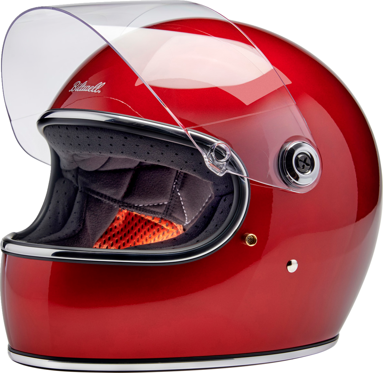 BILTWELL Gringo S Helmet - Metallic Cherry Red - Small 1003-351-502