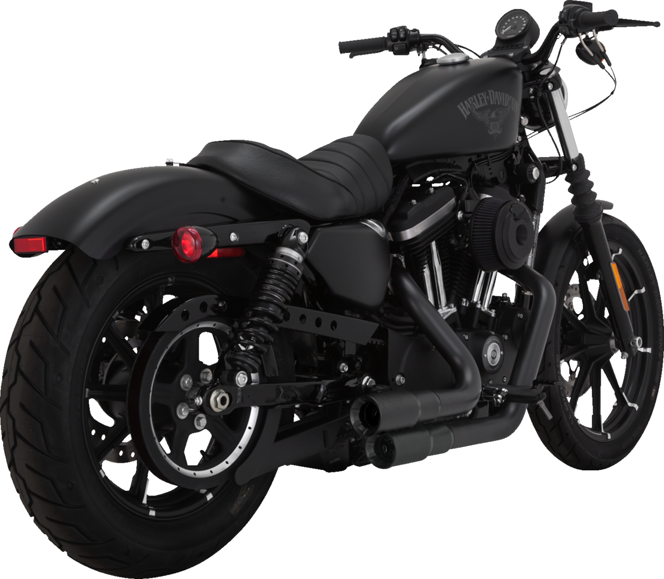 Vance & Hines Mini Grenades Exhaust System - Matte Black Part 46884