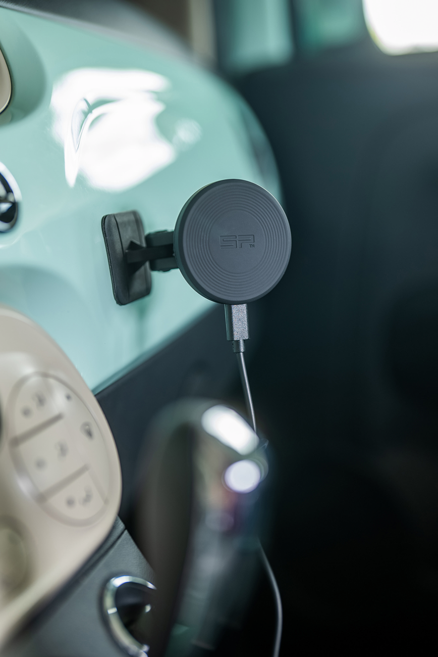 SP CONNECT SPC+ Adhesive Car Charging Mount 52838 – Magnetic Phone Holder with Fast Inductive Charging