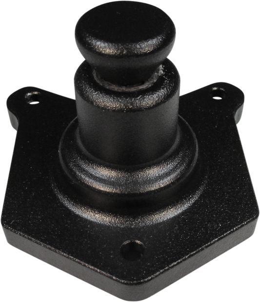 Terry Components Solenoid End Cover with Starter Buttons - Black (Part Number 550025)
