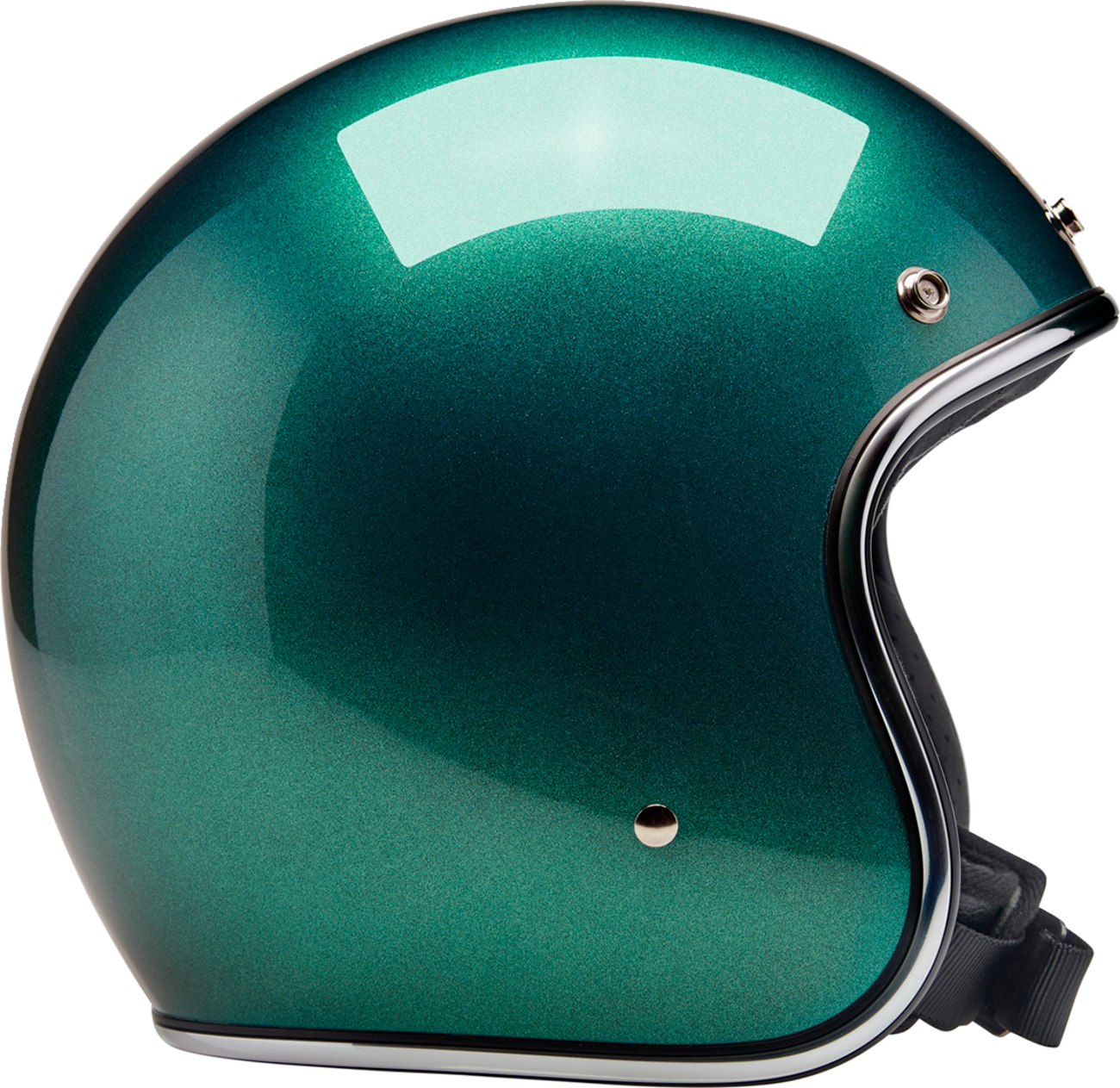 BILTWELL Bonanza Helmet - Metallic Catalina Green - XS 1001-358-201