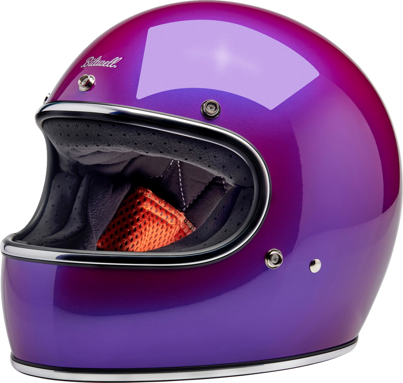 BILTWELL Gringo Helmet - Metallic Grape - Large 1002-339-504