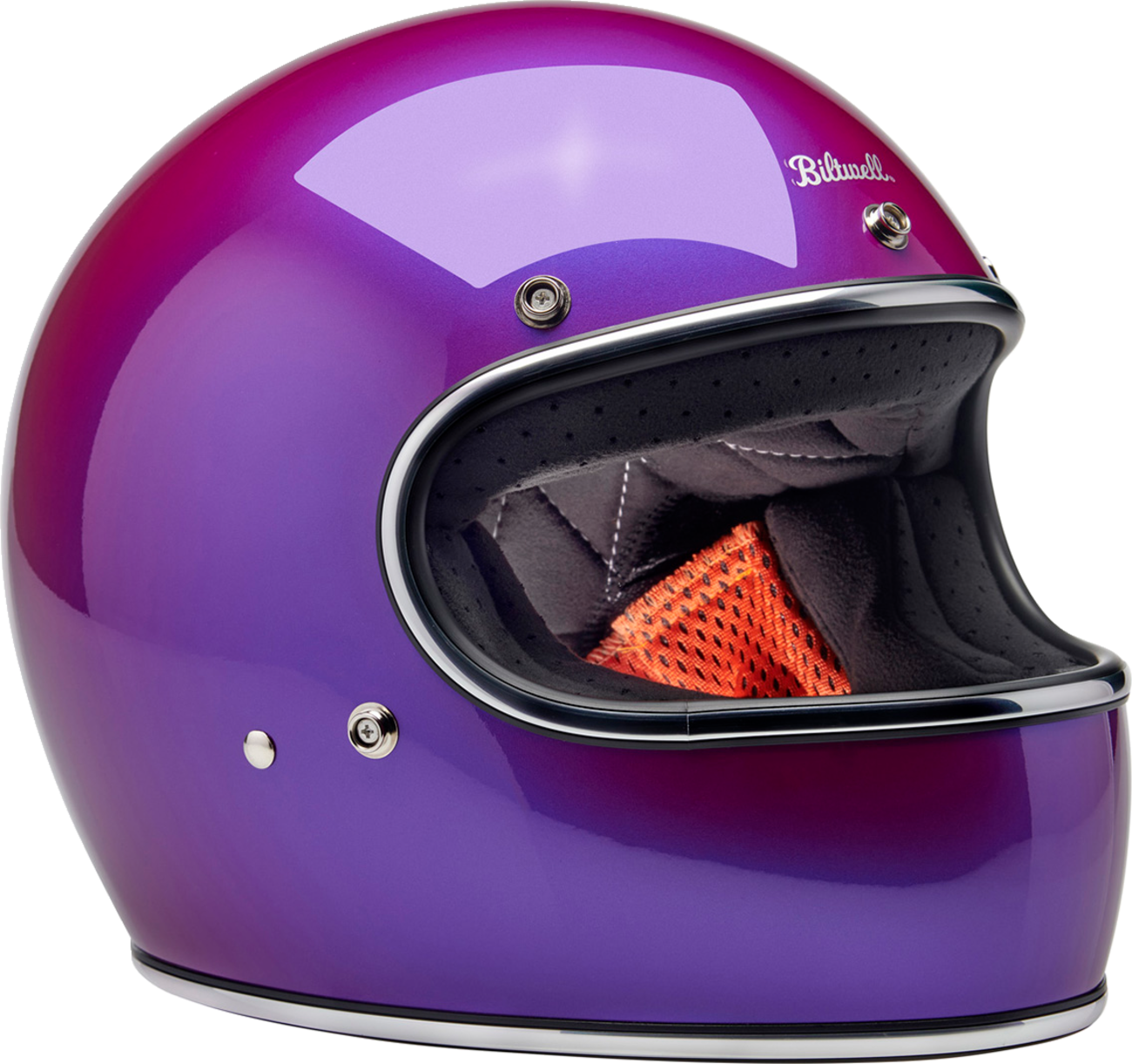 BILTWELL Gringo Helmet - Metallic Grape - Large 1002-339-504