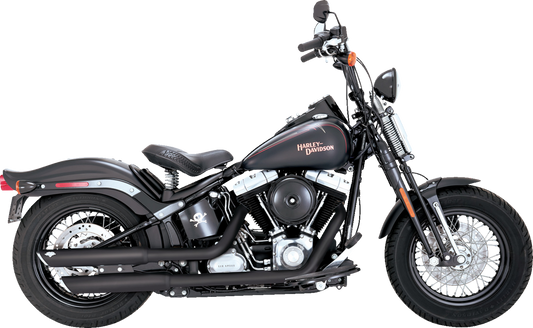 Vance & Hines 3-Inch Twin Slash Slip-On Mufflers with Heat Shields - Part 46842
