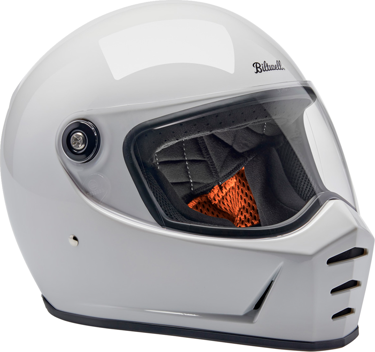 BILTWELL Lane Splitter Helmet - Gloss White - 2XL 1004-104-506