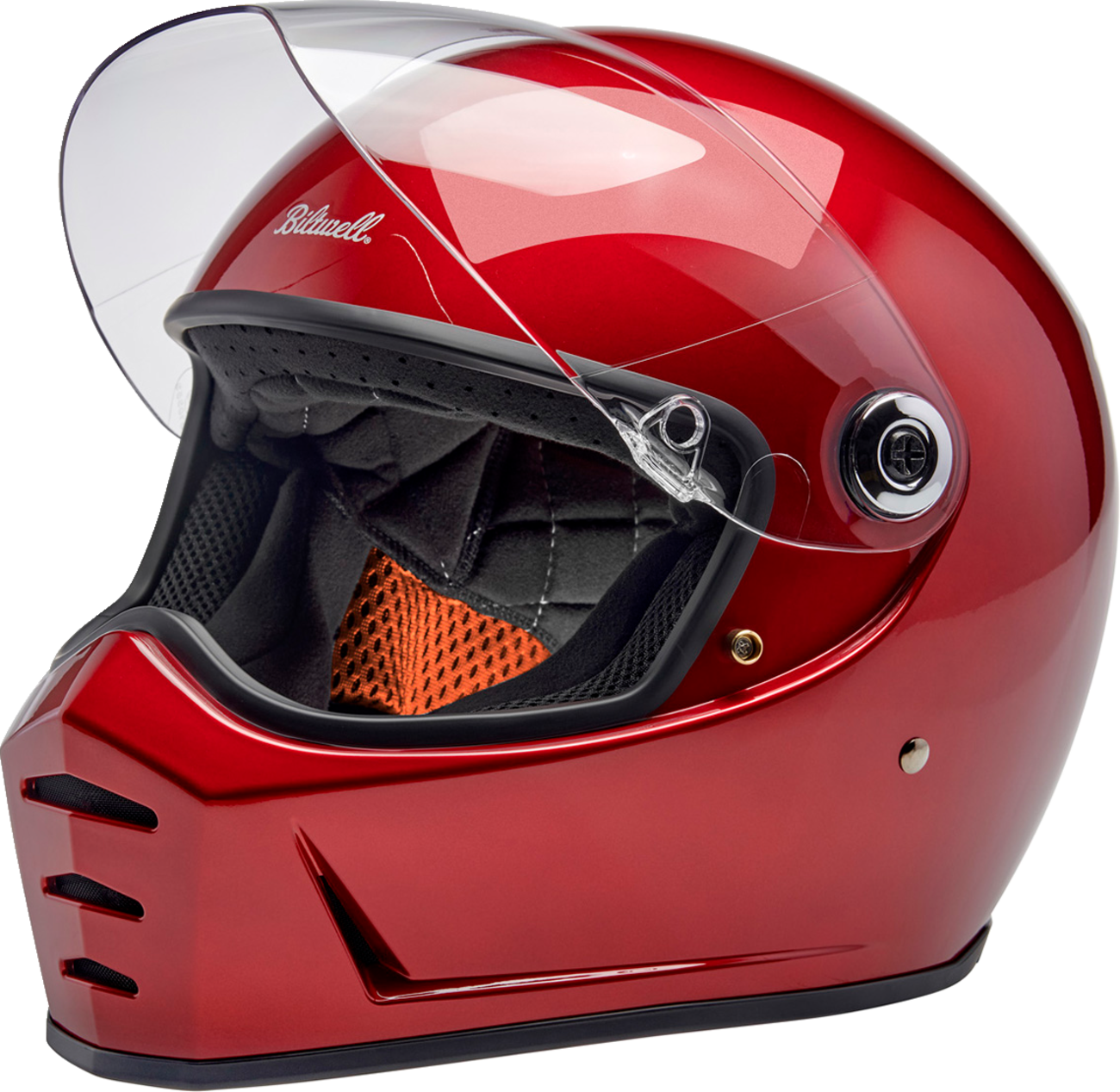BILTWELL Lane Splitter Helmet - Metallic Cherry Red - 2XL 1004-351-506