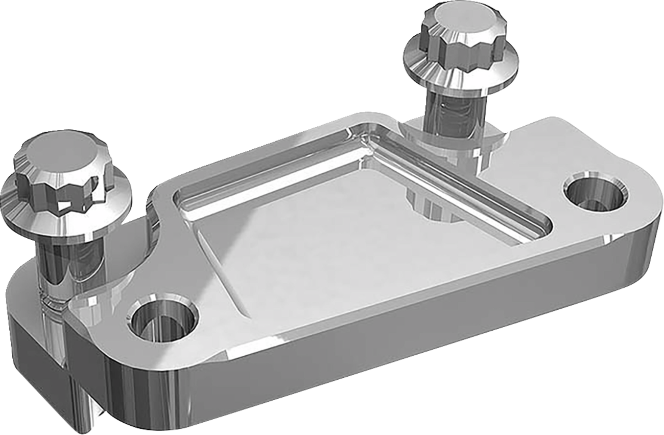 HAWG HALTERS Axial Caliper Mount Adapter Bracket - Chrome FBAXCC-13RH