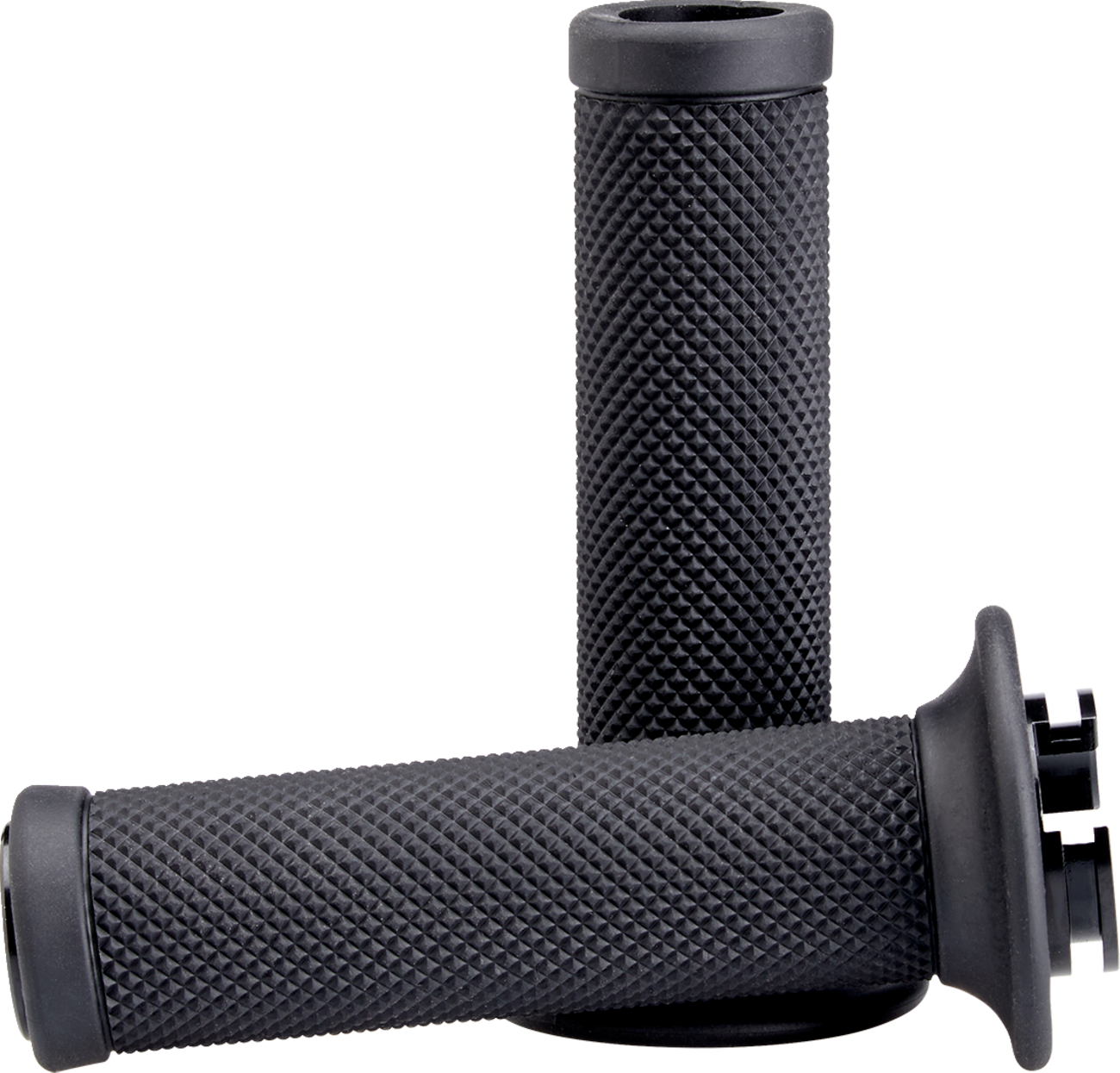 BILTWELL Alumicore Grips - 7/8" - TBW - Black 6605-201-78