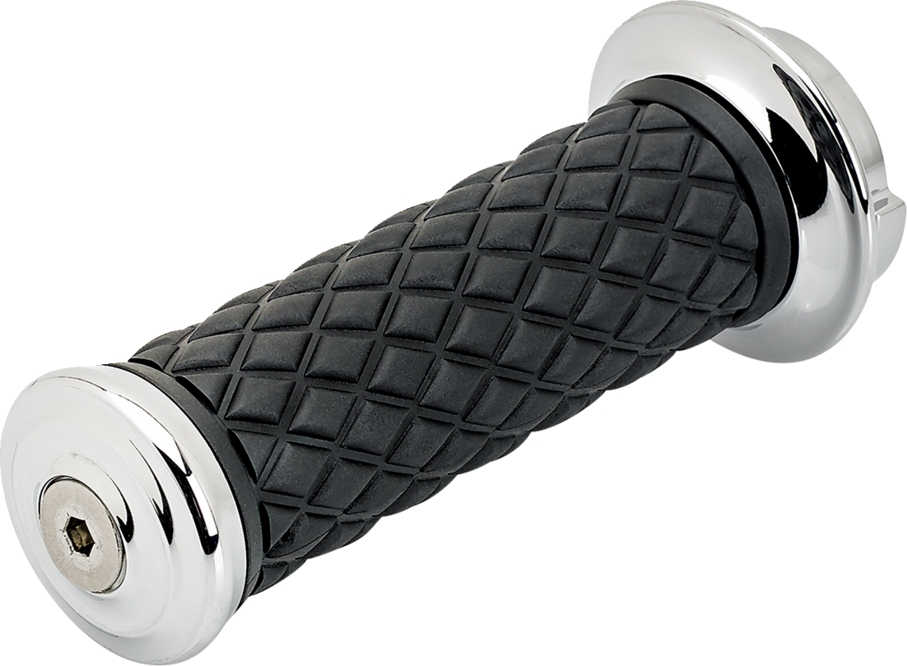 BILTWELL Alumicore Grips - TBW - Chrome 6608-105-01