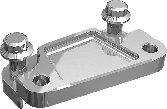 HAWG HALTERS Axial Caliper Mount Adapter Bracket - Chrome FBAXCC-13LH