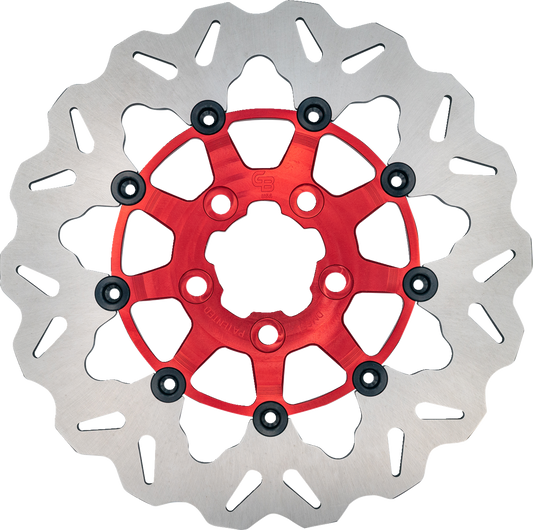 GBRAKES Brake Rotor - Rear - Red DF681CWS-R