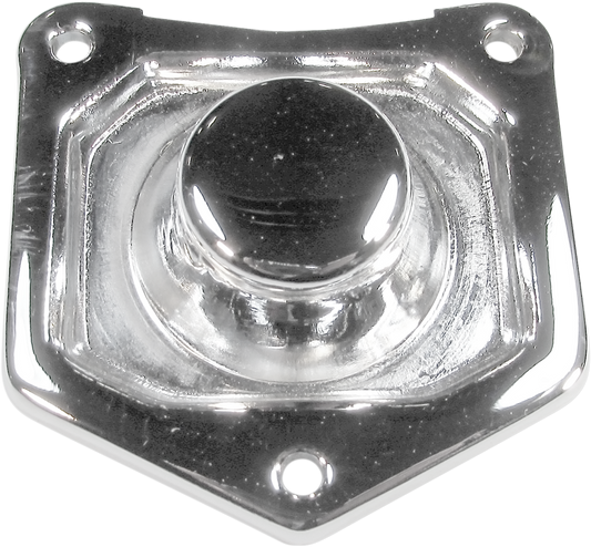 Terry Components Starter Solenoid Cover 555150 - Chrome-Plated Steel