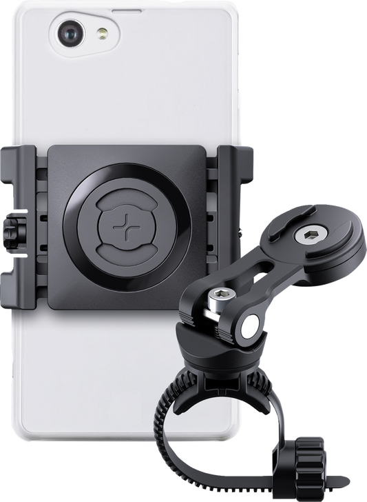 SP CONNECT Universal Bike Mount Kit with SPC+ Phone Clamp - Fits Smartphones Up to 3.35 Inches Wide
