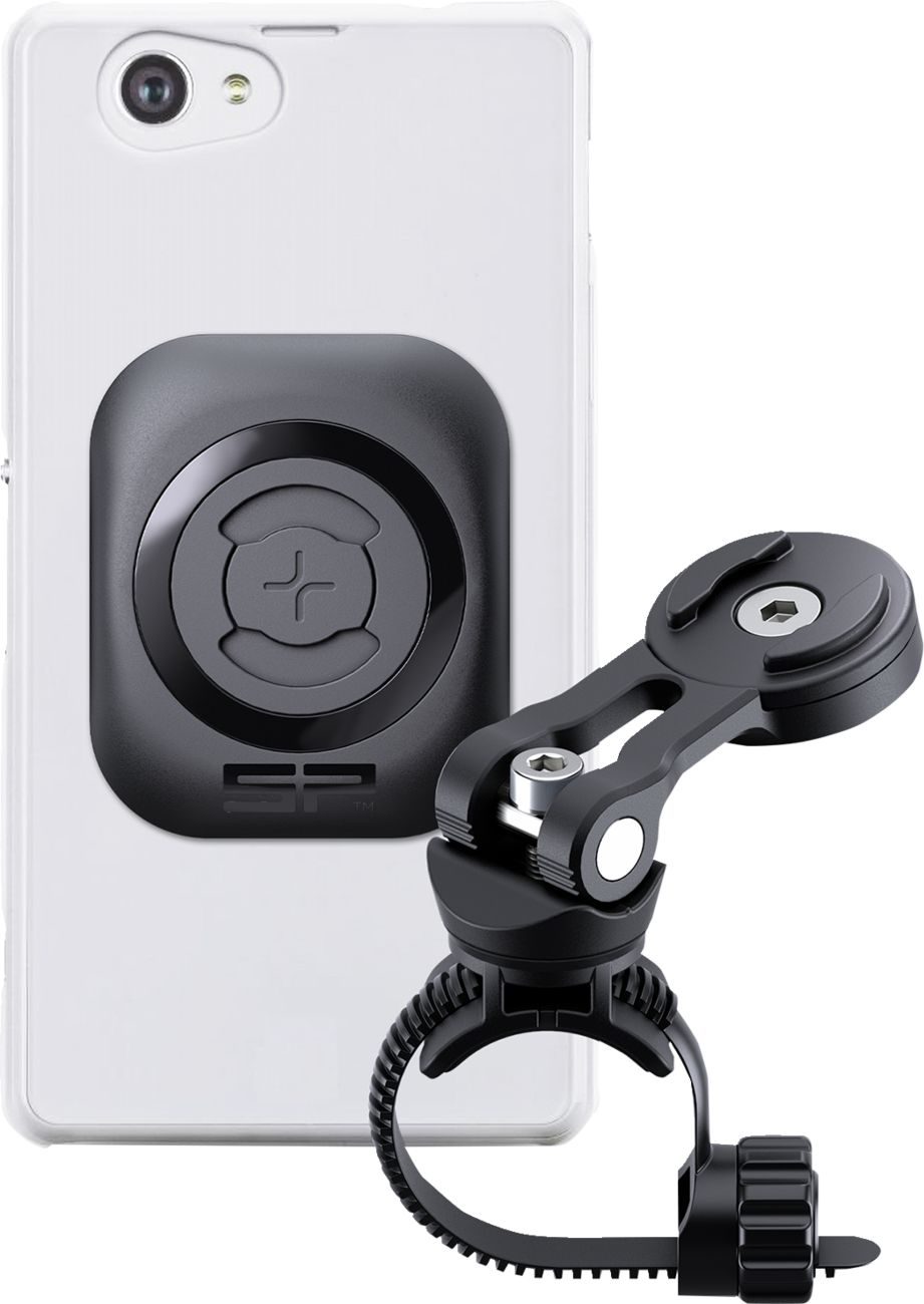 SP CONNECT Universal Holder Kit with SPC+ Adhesive Interface - Black for Smartphones and Bicycles Part 52301