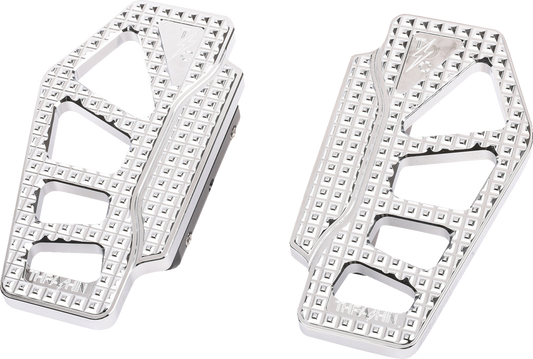 THRASHIN SUPPLY CO. Apex Mini Floorboards - Passenger - Chrome TSC-2217-3-BR