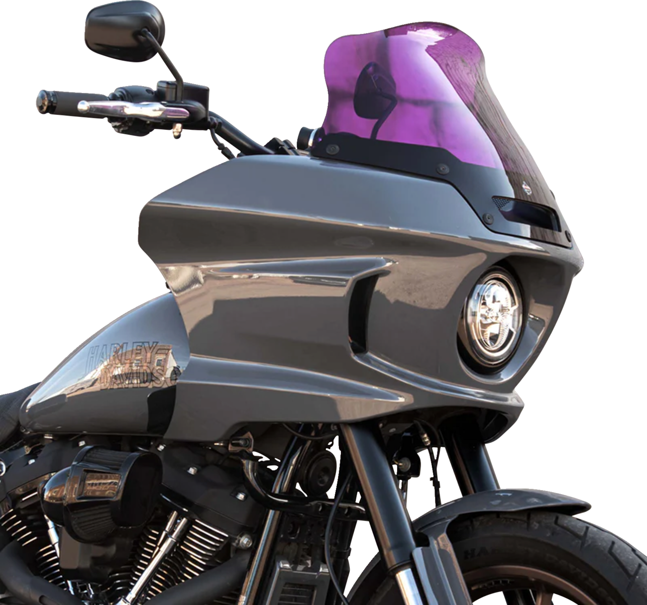 KLOCK WERKS Kolor Flare™ Sport Windshield - 8" - Purple - FXLRST KWW-02-0634
