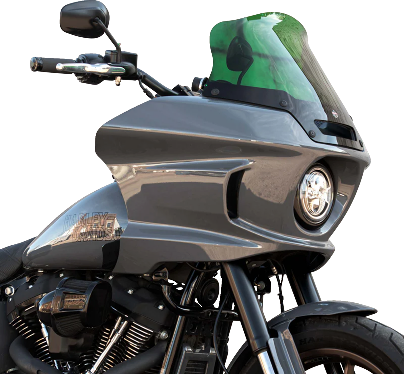 KLOCK WERKS Kolor Flare™ Sport Windshield - 8" - Green - FXLRST KWW-02-0632