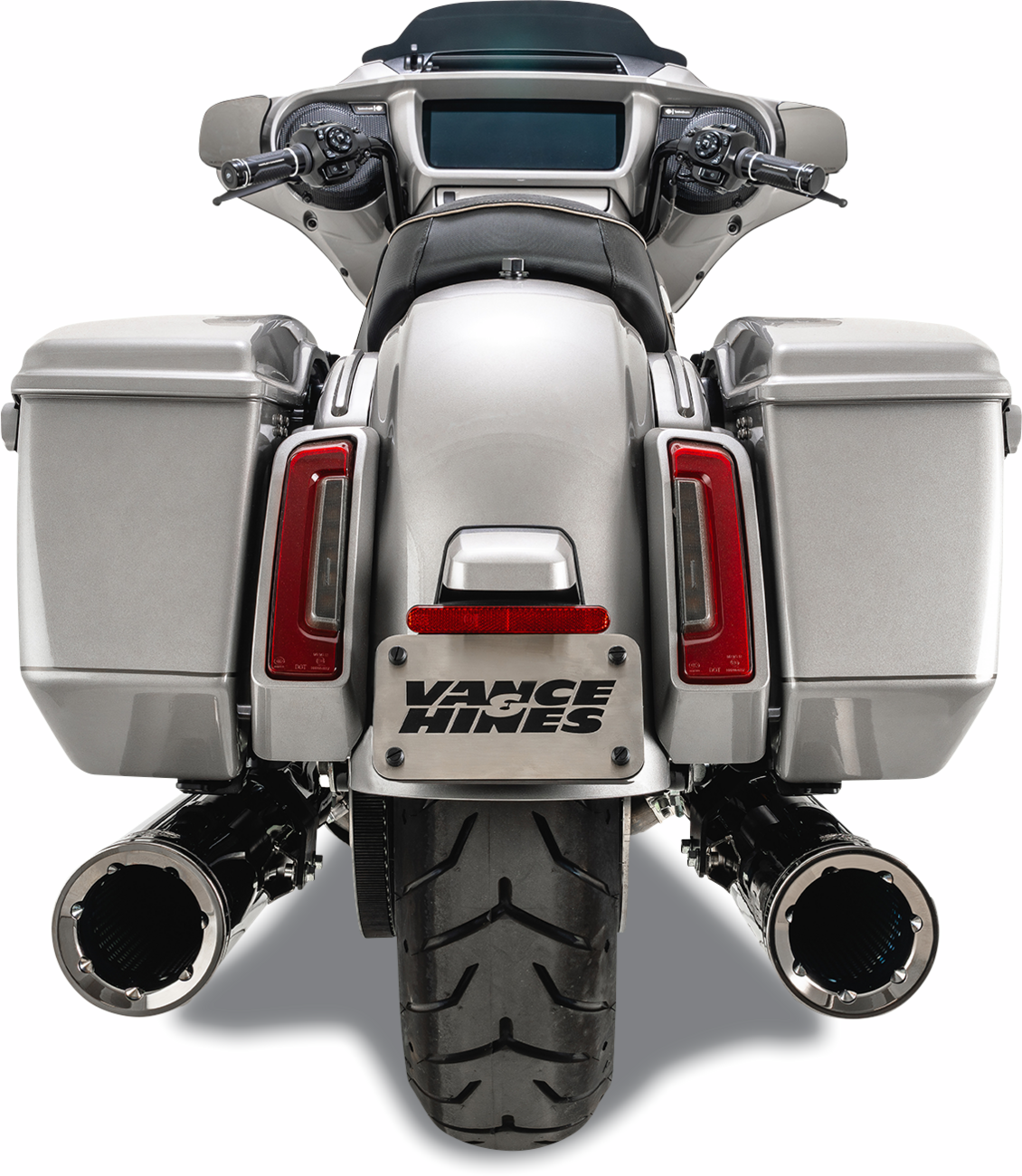 Vance & Hines Hi-Output Slip-On Mufflers 16468 in Dark Chrome – 4.5 Inches