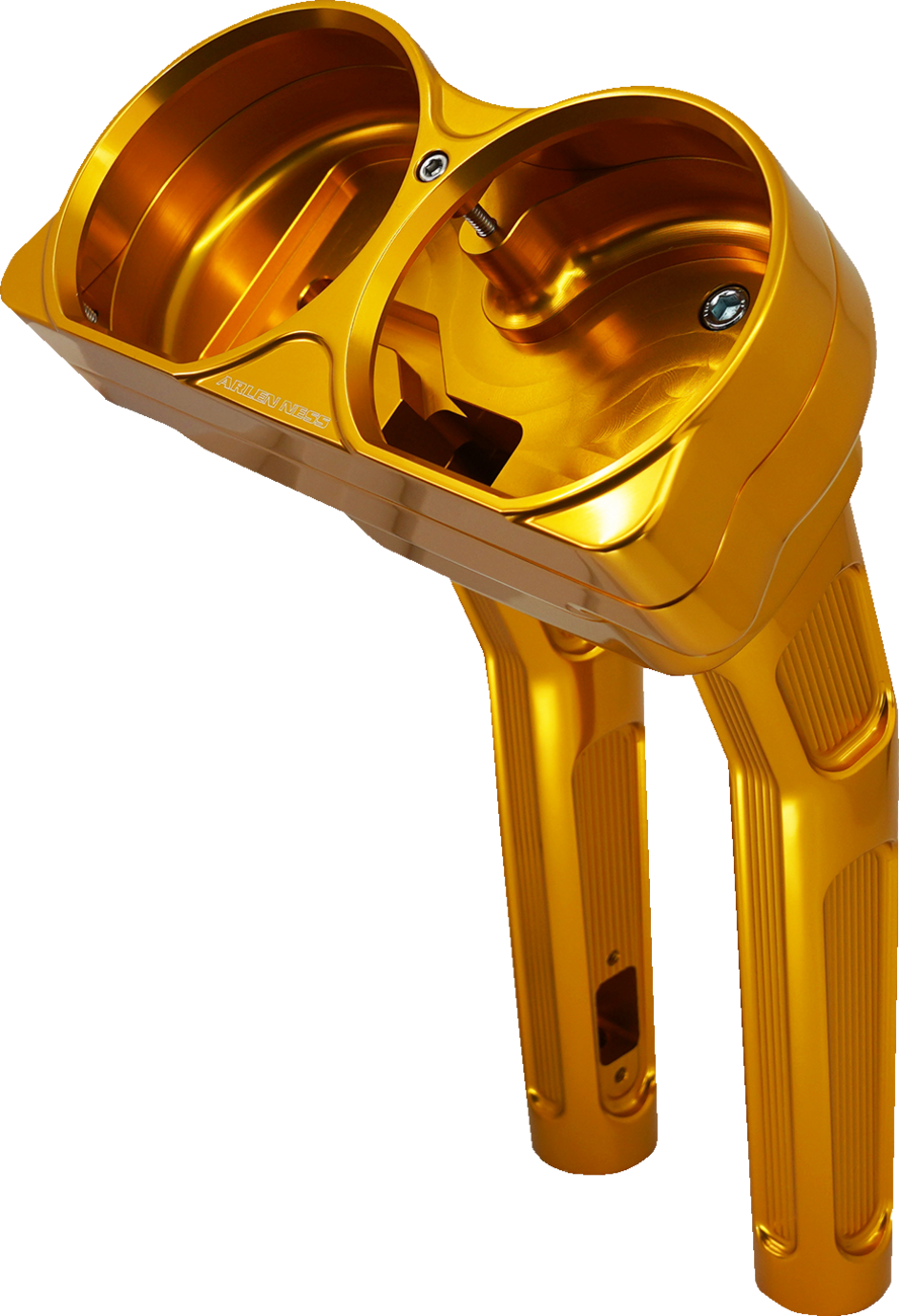 ARLEN NESS Method Kickback Handlebar Riser - 10" - Gold 520-046