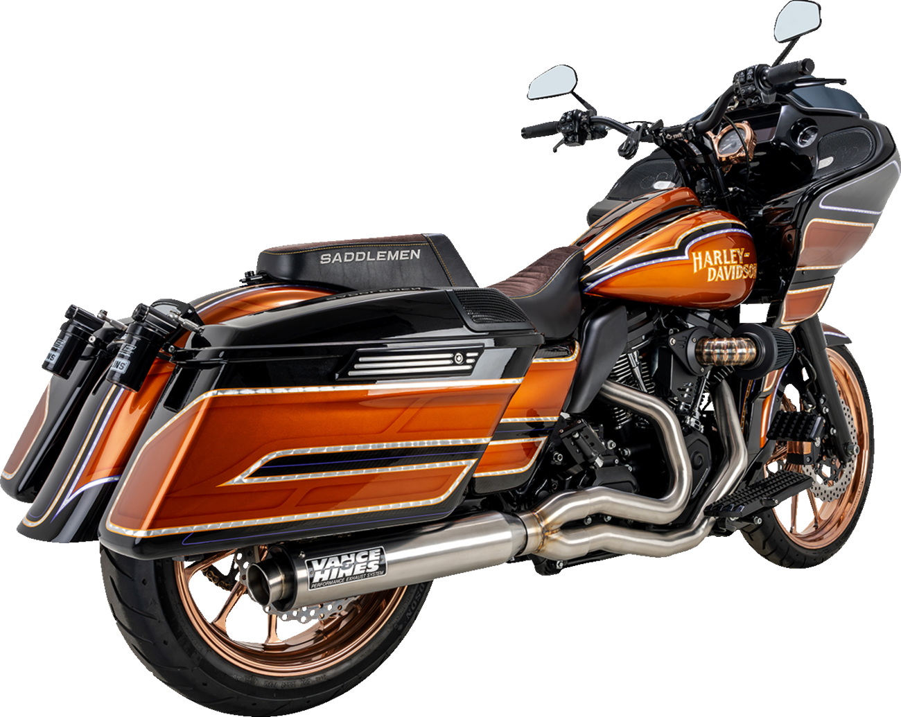 VANCE & HINES 2-into-1 Supersport PCX™ Exhaust System - Brushed 27345