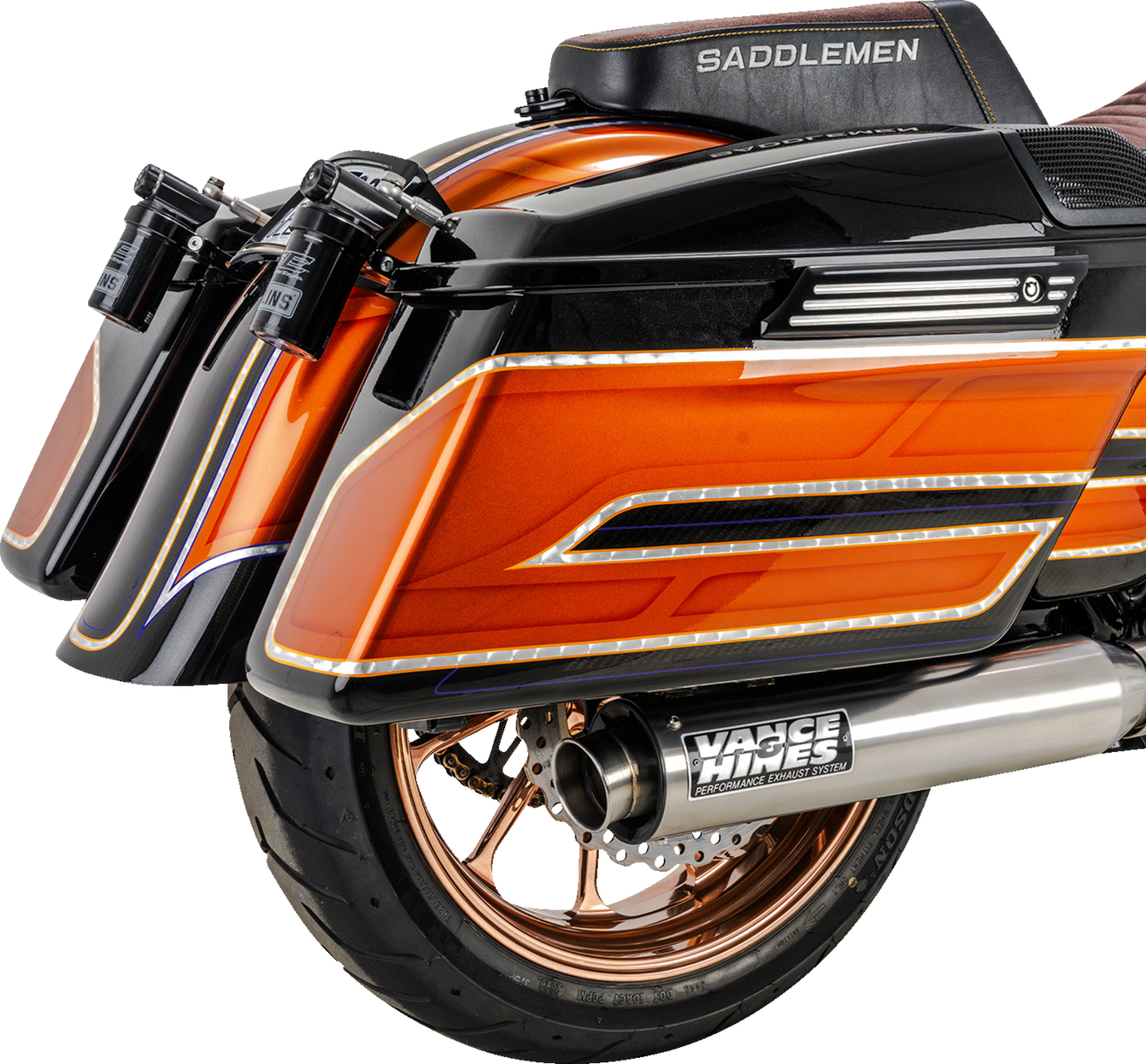 VANCE & HINES 2-into-1 Supersport PCX™ Exhaust System - Brushed 27345