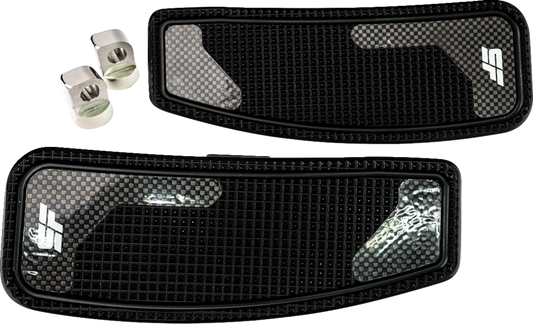 SLYFOX Mini Floorboards - Black Anodized - Male Mount SF-906-00-1