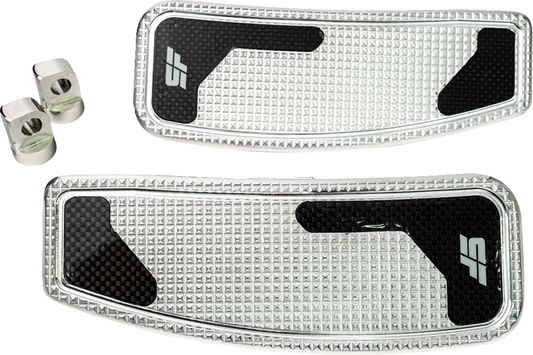 SLYFOX Mini Floorboards - Chrome Polished - Male Mount SF-906-00-2