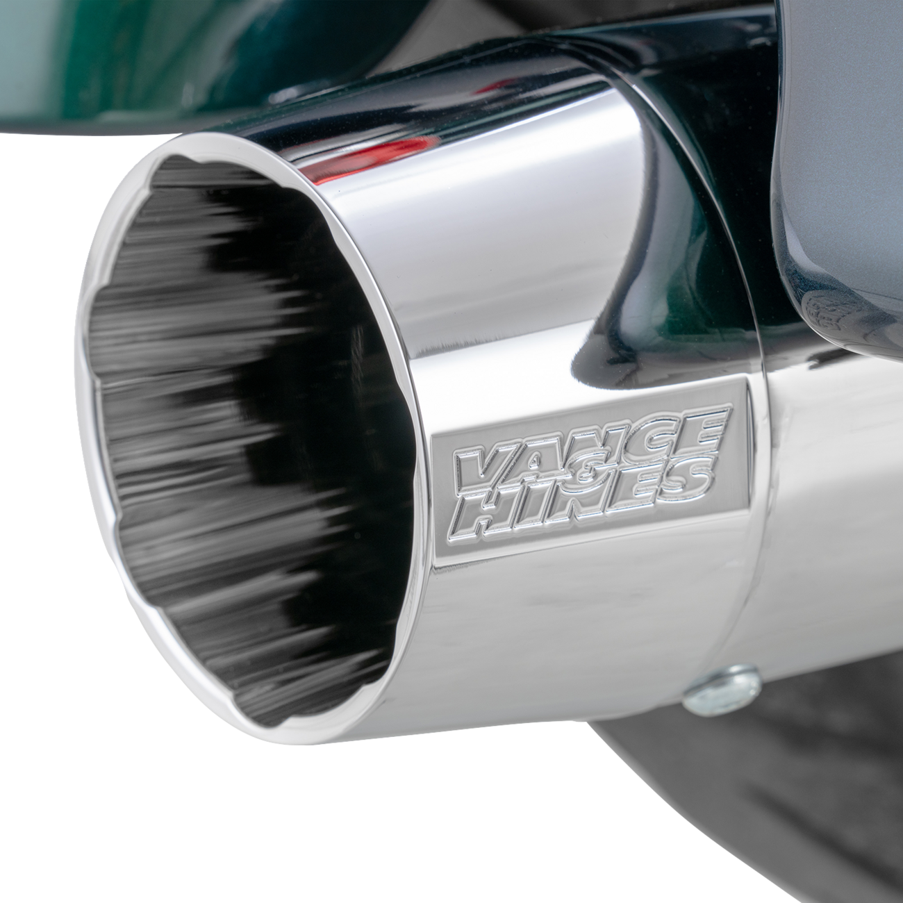 Vance & Hines Blackbird 450 Slip-On Mufflers - Chrome Part 16792 for Milwaukee Eight Engines