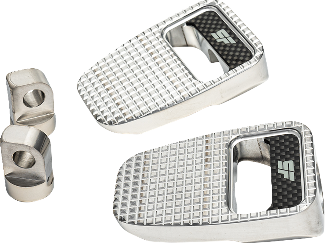 SLYFOX Foot Pegs - Silver Polished SF-904-00-2
