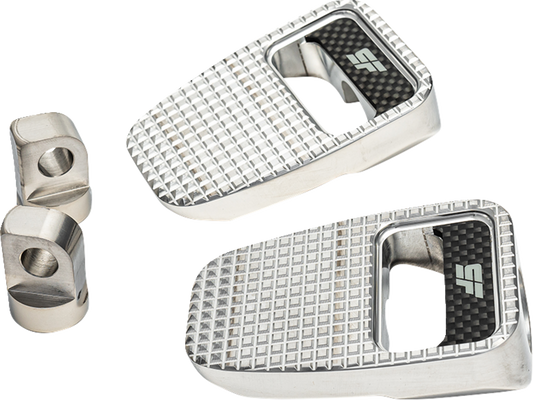 SLYFOX Foot Pegs - Silver Polished SF-904-00-2