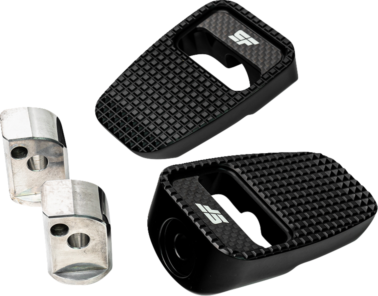 SLYFOX Foot Pegs - Black Anodized - Rear SF-904-02-1