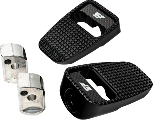 SLYFOX Foot Pegs - Black Anodized - Rear SF-904-02-1