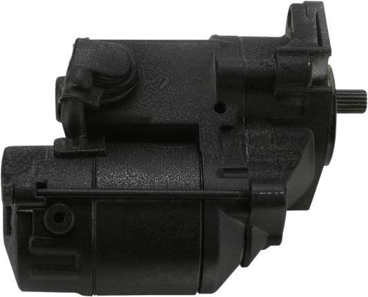 TERRY COMPONENTS Harley Davidson Starter Motor - Black Wrinkle Finish (Part #771594)