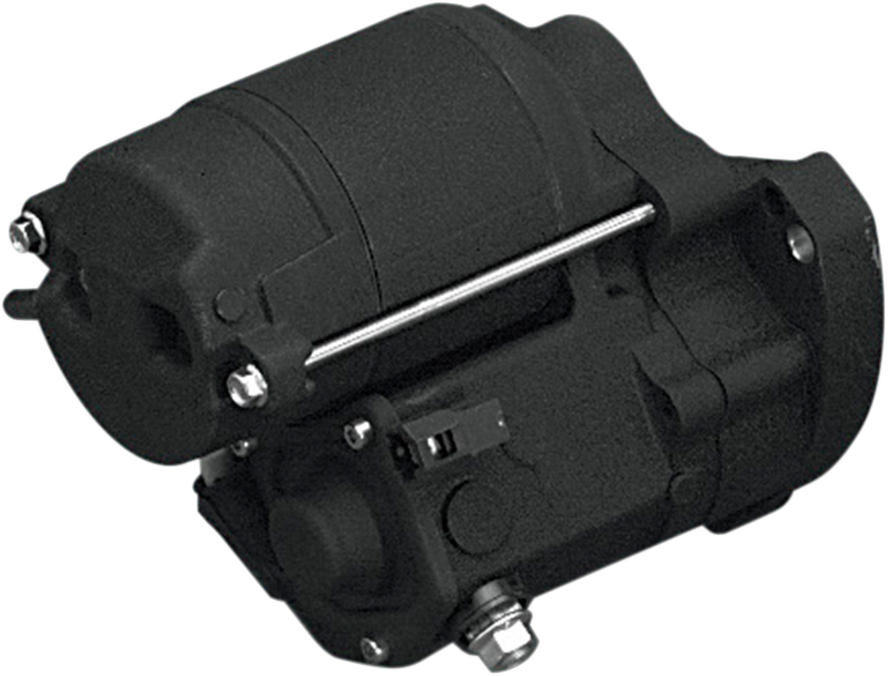 TERRY COMPONENTS Harley Davidson Starter Motor - Black Wrinkle Finish (Part #771590)
