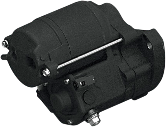 TERRY COMPONENTS Harley Davidson Starter Motor - Black Wrinkle Finish (Part #771590)