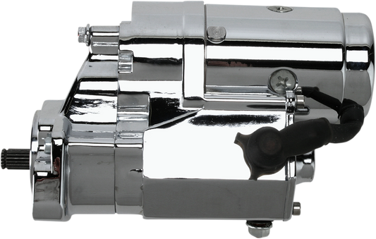 TERRY COMPONENTS Chrome Starter Motor for Harley Davidson 773090 – Heavy-Duty Performance with 46% More Torque