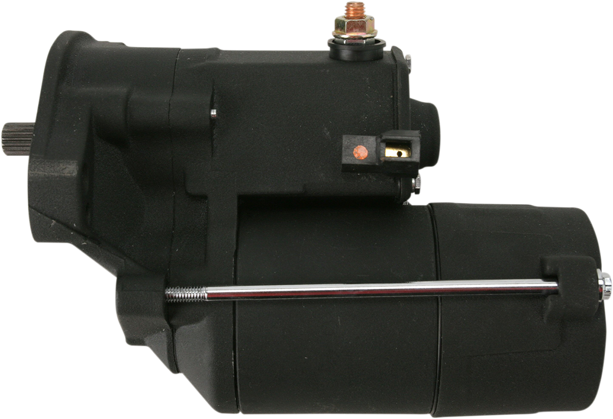 Terry Components Harley Davidson Starter Motor - Black Wrinkle Finish (Part #774594)