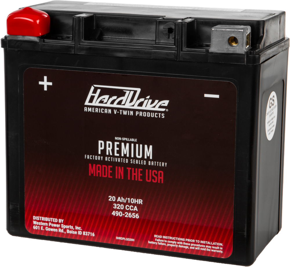 HARDDRIVE FXR 84'-94'     GYZ20H / YTX20H PREMIUM BATTERY