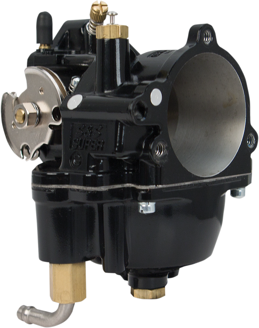 S&S Cycle Super G Carburetor - Big Bore, Model 110-0100, Black Finish
