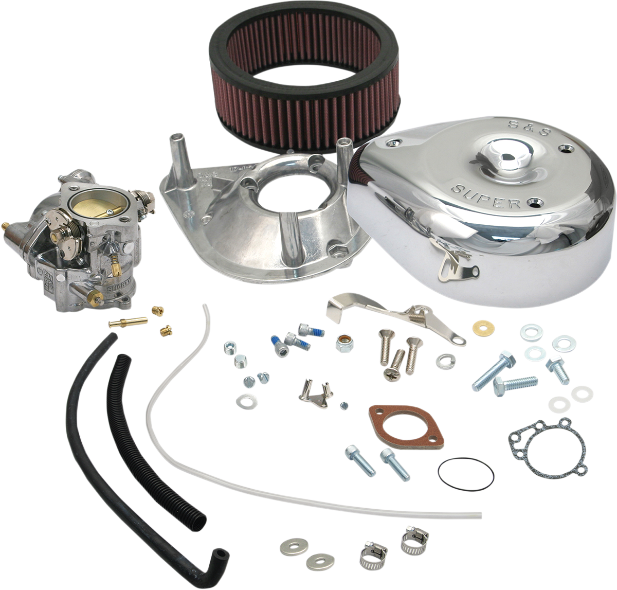S&S CYCLE Super E Carburetor Kit without Manifold for Big Twin 11-0412