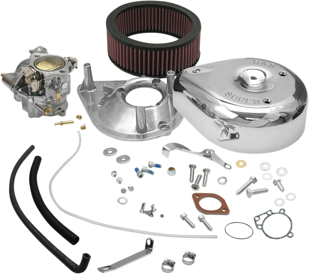 S&S CYCLE Super E Carburetor Kit for Shovelhead Engines – Part Number 11-0418