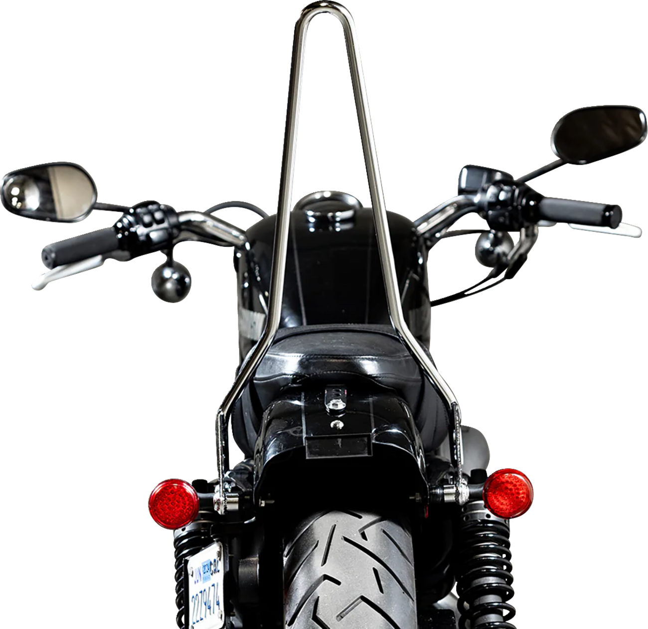BILTWELL EXFIL Sissy Bar - XL - Chrome 5003-502