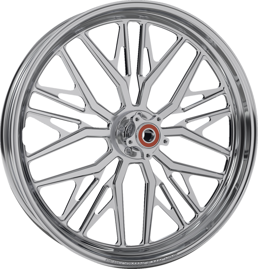 PERFORMANCE MACHINE (PM) Wheel - Nivis - Front - Dual Disc/without ABS - Black/Contrast Cut Platinum - 21x3.5 1202-7106R-NVSAJAP-B