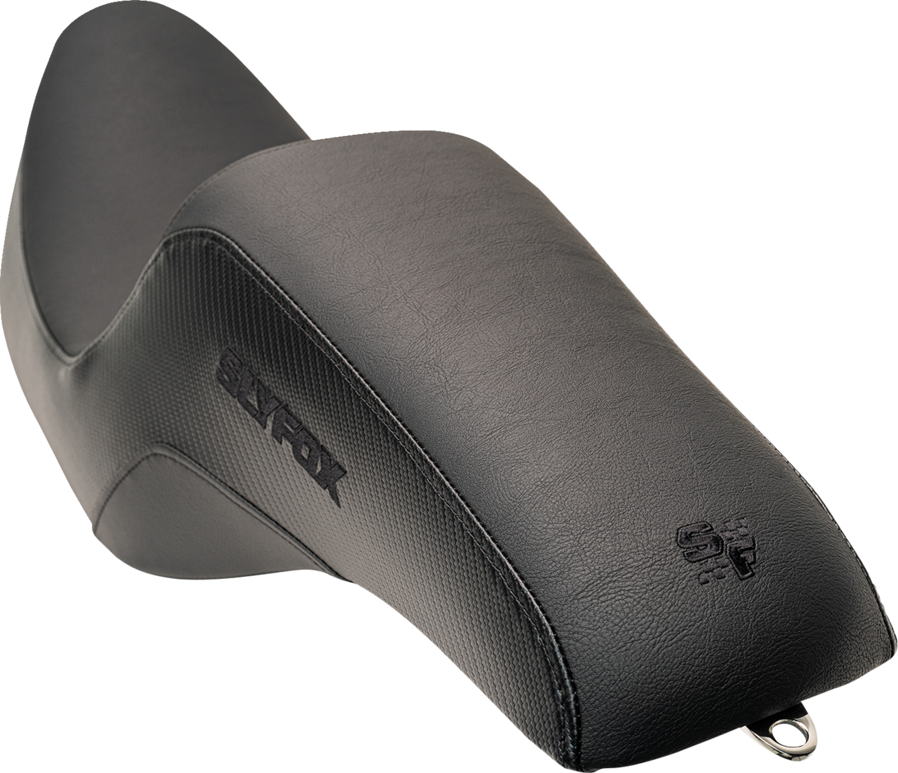 SLYFOX Drifter Seat with Carbon Fiber Sides and Smooth Vinyl Upholstery - Model 0801-1614
