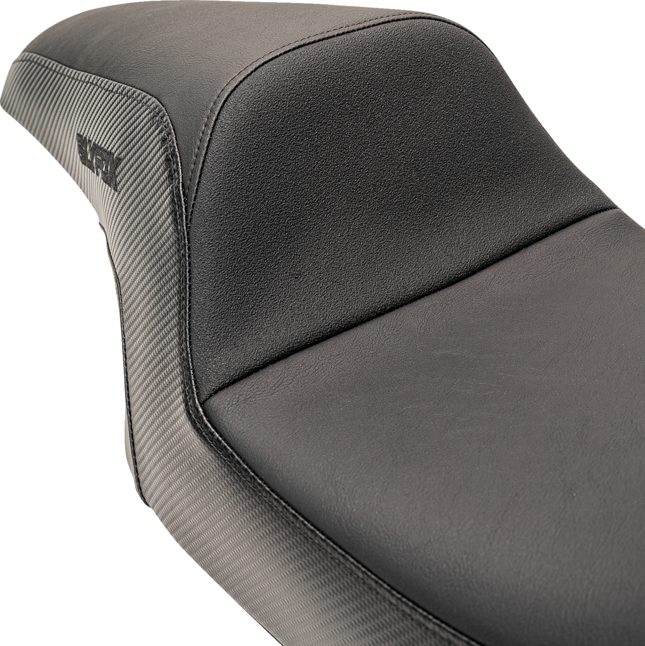 SLYFOX Drifter Seat with Carbon Fiber Sides and Smooth Vinyl Upholstery - Model 0801-1614
