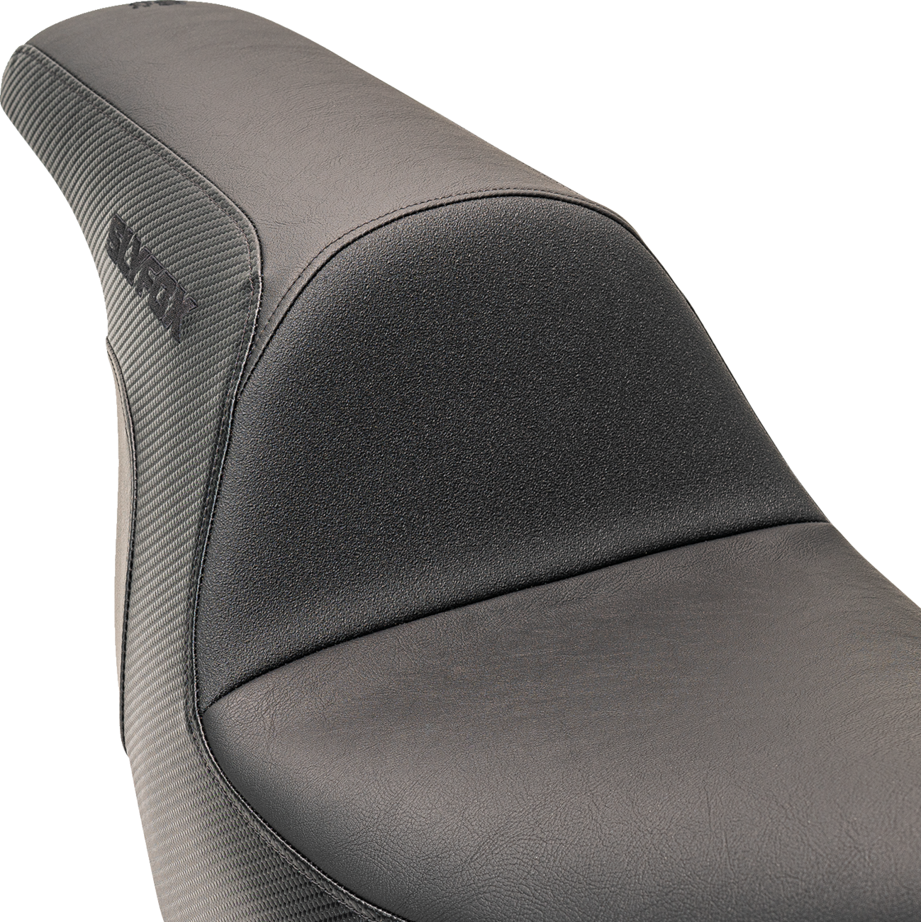 SLYFOX Lowrider Drifter Seat for FXLR/FLSB '18-'24 with Carbon Fiber Side Accents and Smooth Vinyl Finish